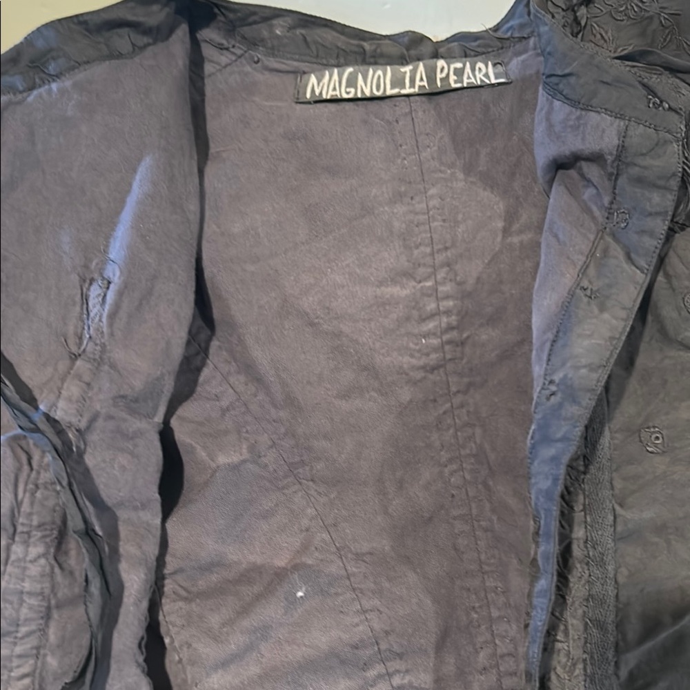 Magnolia Pearl Charcoal Embroidered Jacket DO NOT BUY YET - Picture 9 of 10